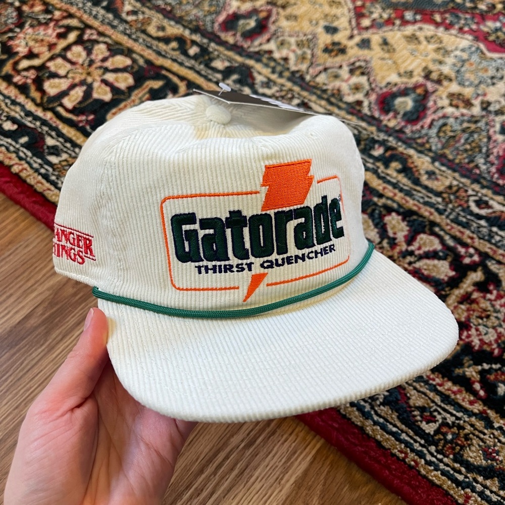 Stranger Things x Gatorade Limited Edition Corduroy Snapback Hat- NWT